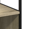 Baderomsskap sonoma eik 35x37,5x166 cm konstruert tre