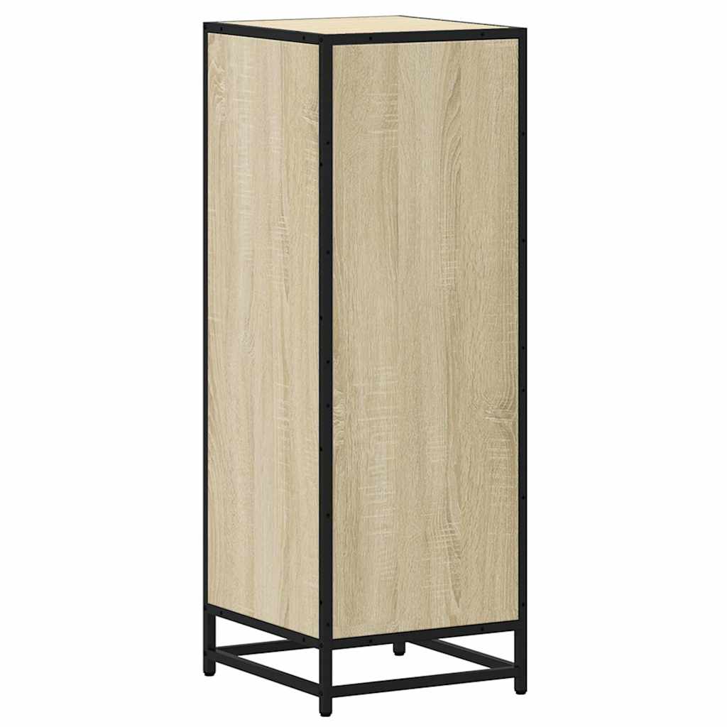 Baderomsskap sonoma eik 35x37,5x100 cm konstruert tre