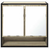 Baderomsspeilskap Sonoma eik 65x20x60 cm konstruert tre