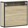 Baderomsspeilskap Sonoma eik 65x20x60 cm konstruert tre