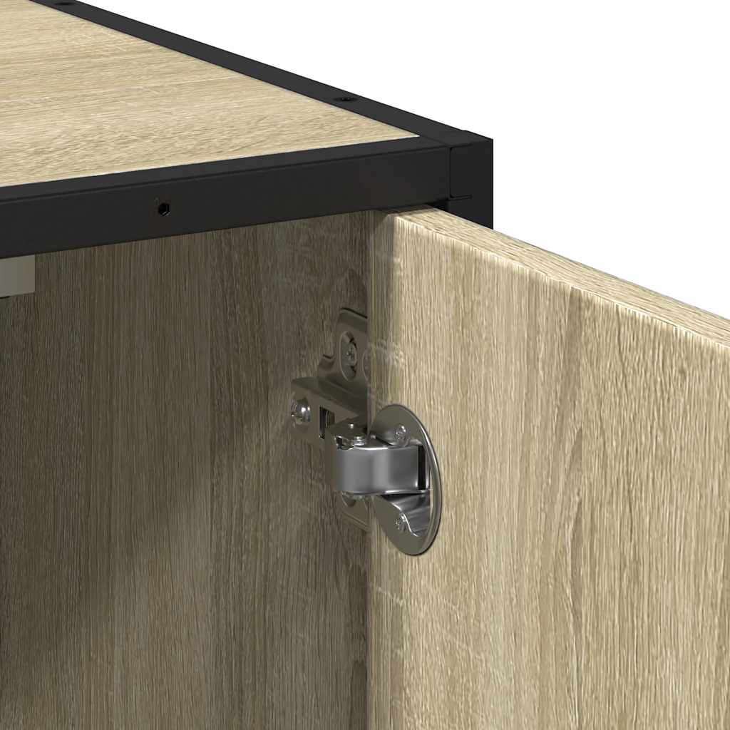 Baderomsskap Sonoma eik 65x33x60 cm konstruert tre