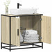 Baderomsskap Sonoma eik 65x33x60 cm konstruert tre