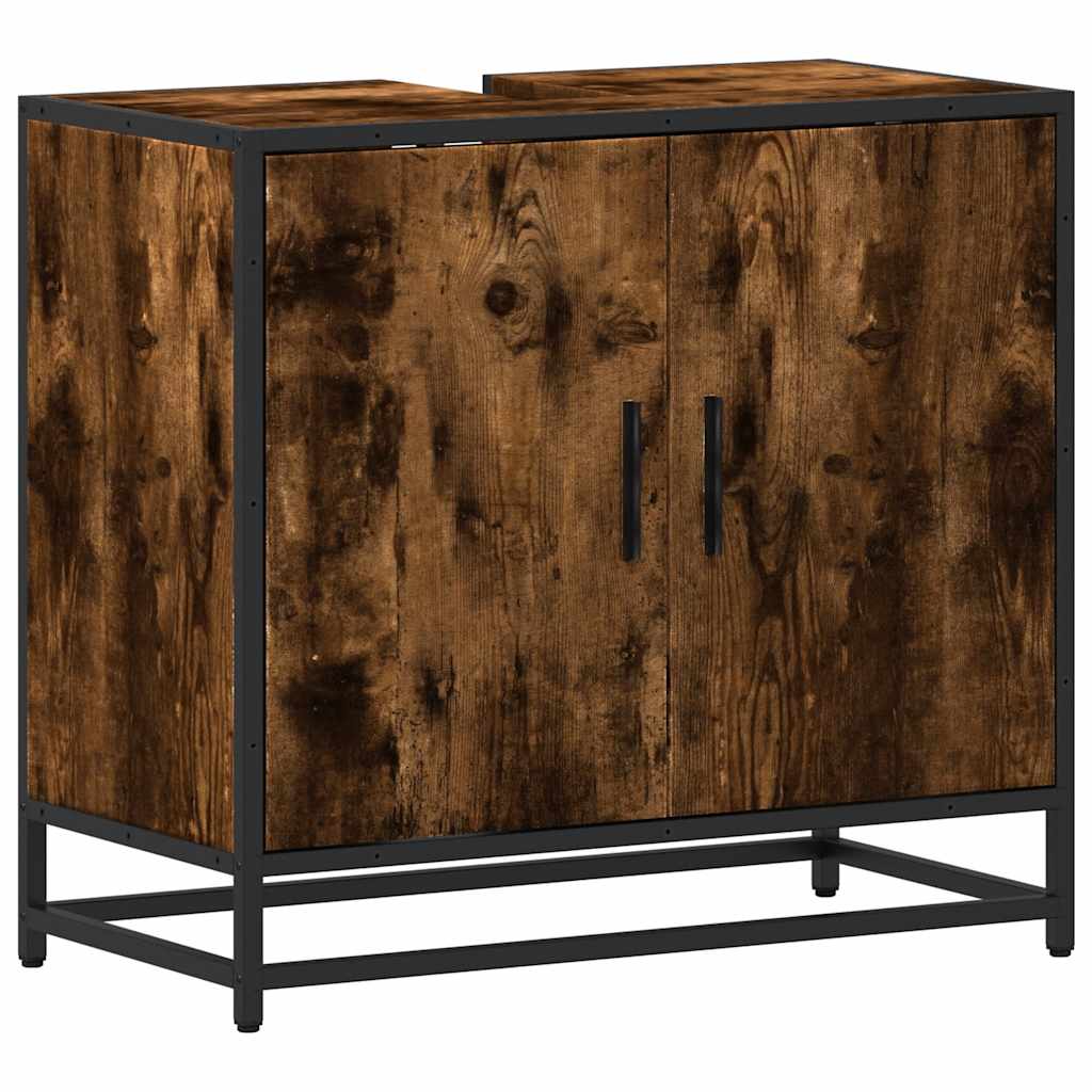 Servantskap røkt eik 65x33x60 cm konstruert tre