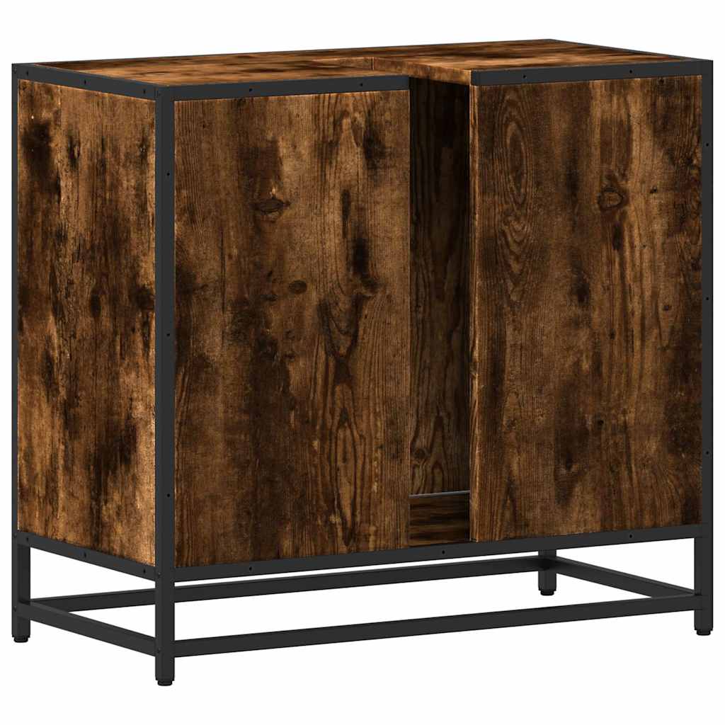 Servantskap røkt eik 65x33x60 cm konstruert tre
