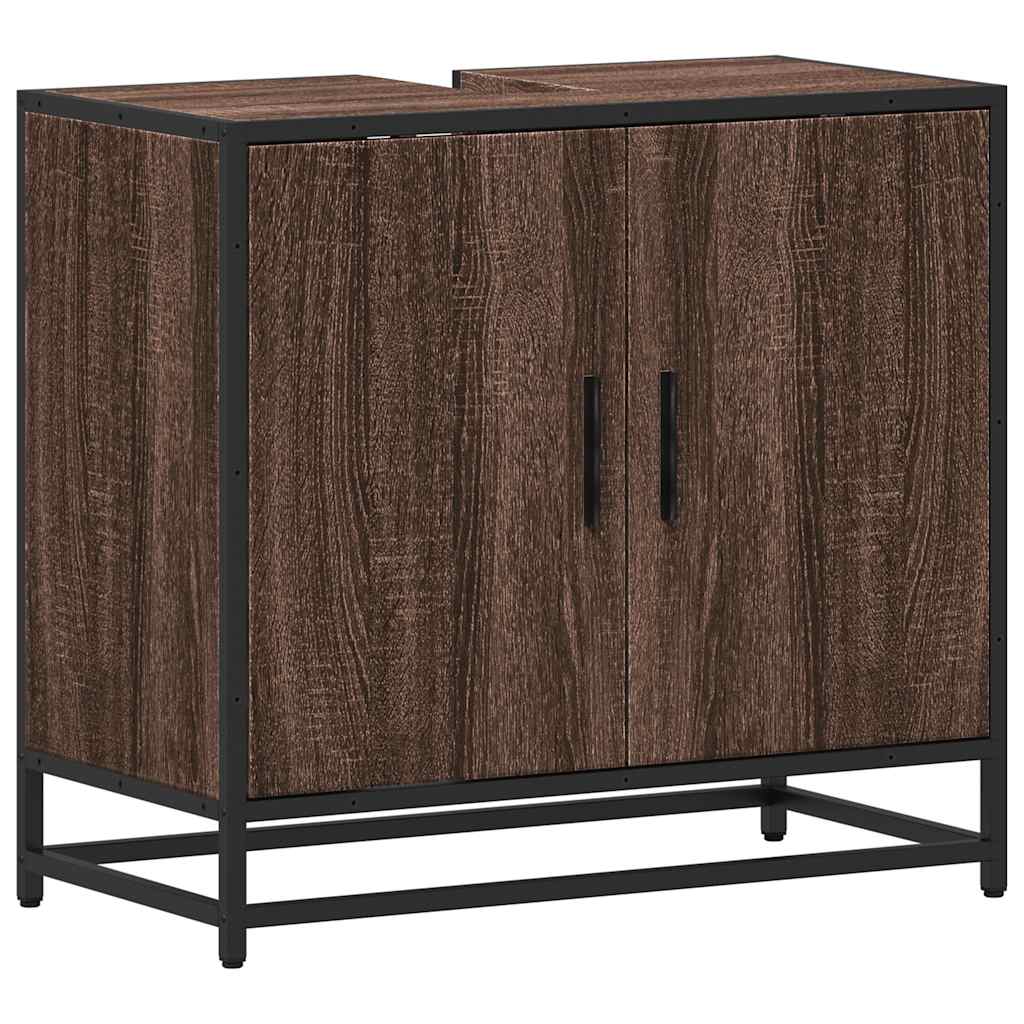 Servantskap brun eik 65x33x60 cm konstruert tre