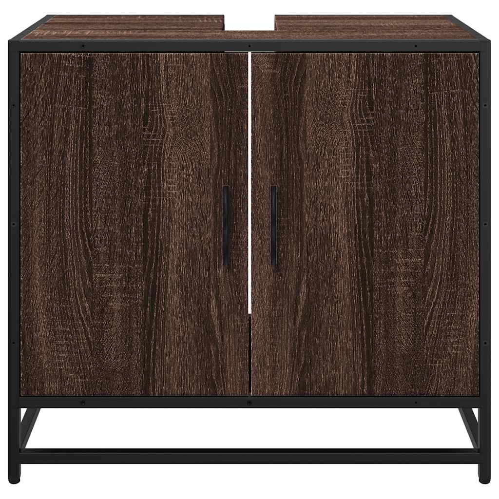 Servantskap brun eik 65x33x60 cm konstruert tre
