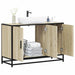 Baderomsskap Sonoma eik 90x33x60 cm konstruert tre