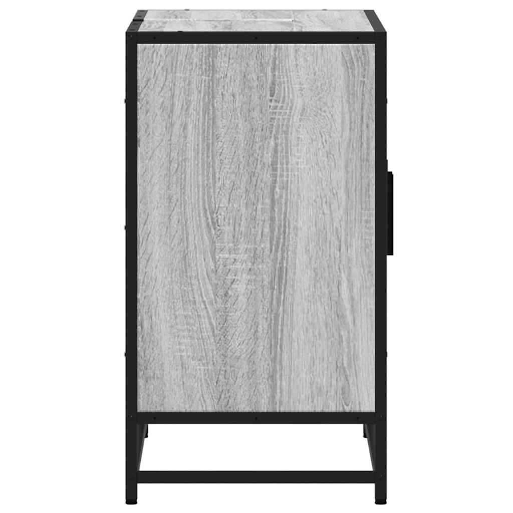Servantskap grå sonoma 90x33x60 cm konstruert tre
