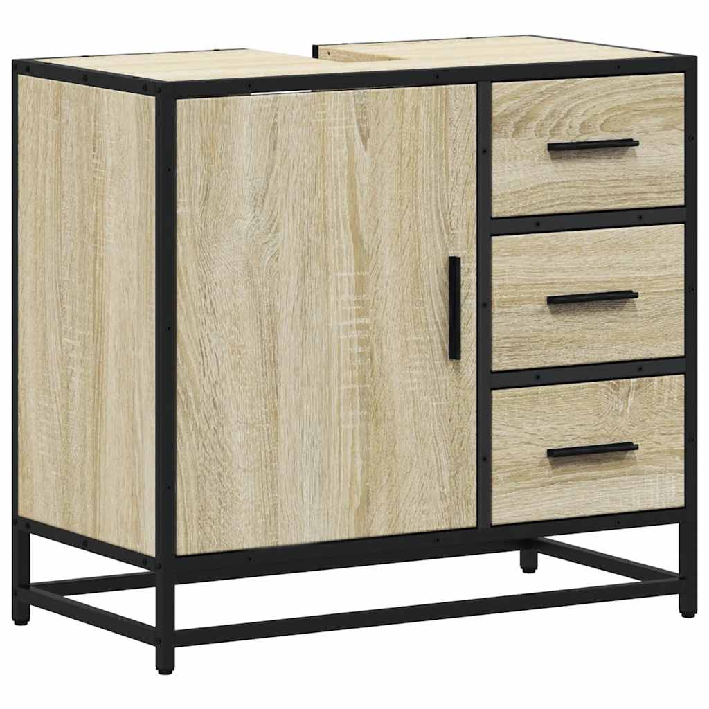 Servantskap sonoma eik 65x33x60 cm konstruert tre