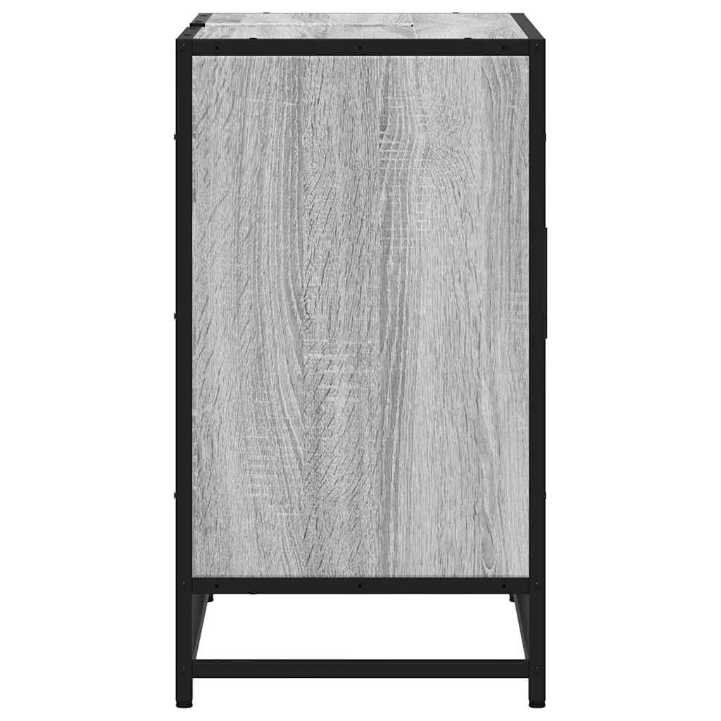 Servantskap grå sonoma 65x33x60 cm konstruert tre