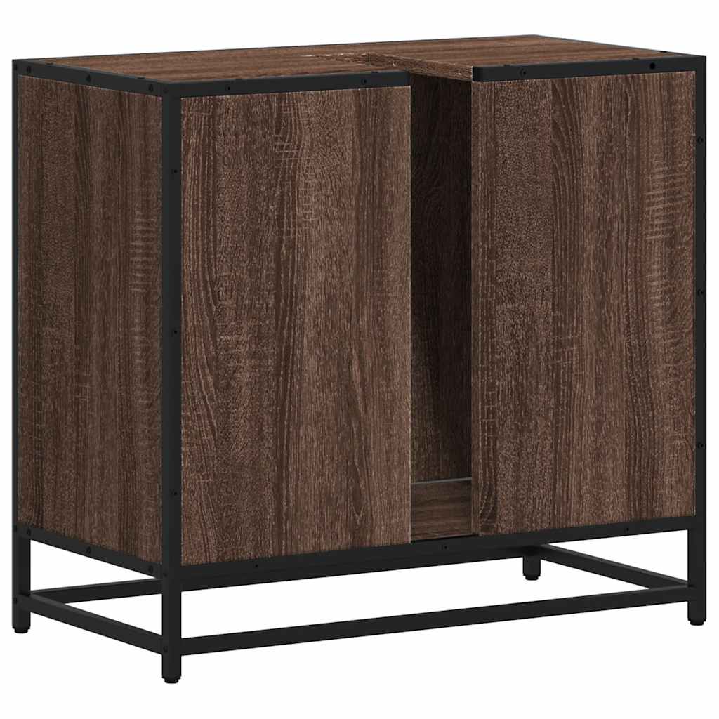 Servantskap brun eik 65x33x60 cm konstruert tre