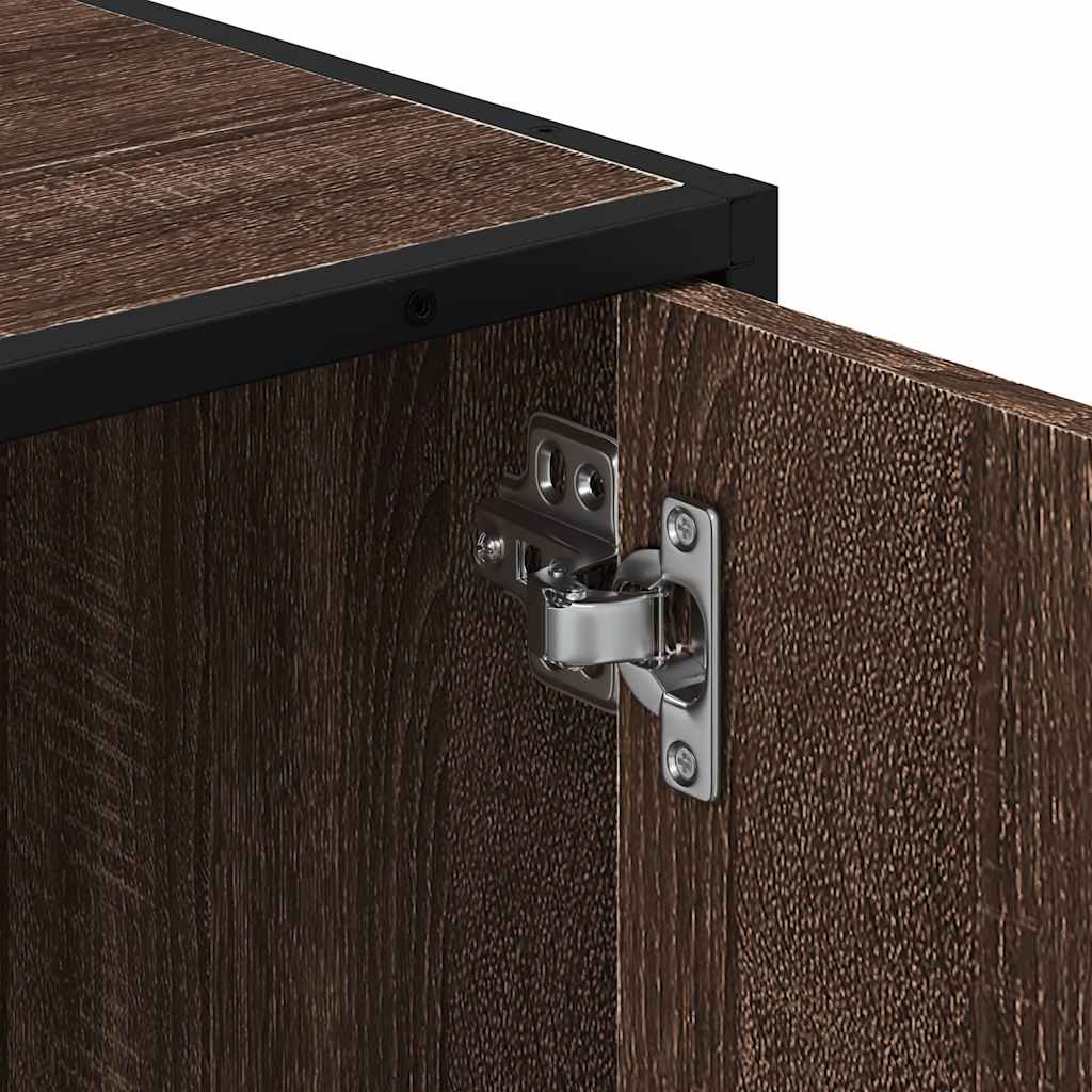 Servantskap brun eik 65x33x60 cm konstruert tre