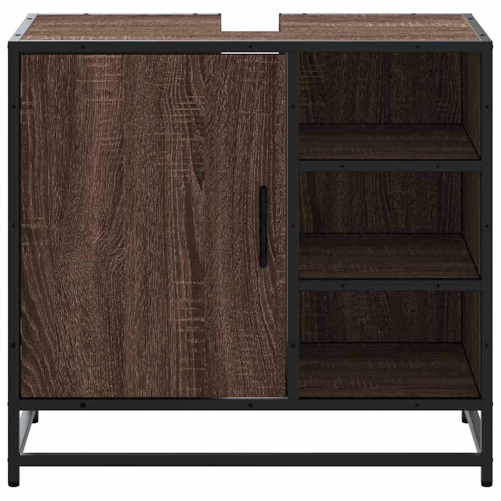 Servantskap brun eik 65x33x60 cm konstruert tre