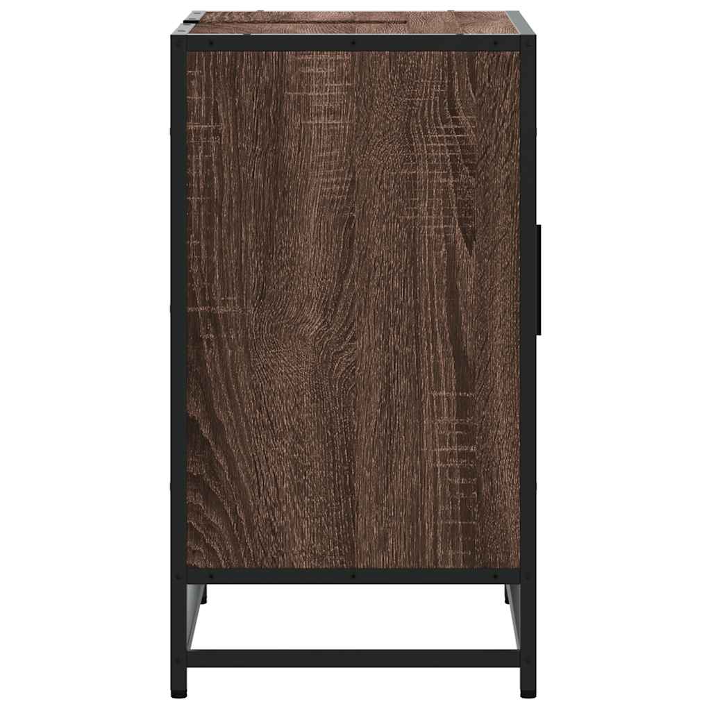 Servantskap brun eik 65x33x60 cm konstruert tre