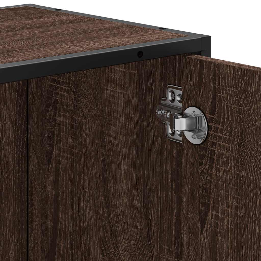 Servantskap brun eik 65x33x60 cm konstruert tre