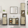 Baderomsskap Sonoma eik 80x33x60 cm konstruert tre