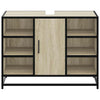 Baderomsskap Sonoma eik 80x33x60 cm konstruert tre