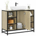 Baderomsskap Sonoma eik 80x33x60 cm konstruert tre