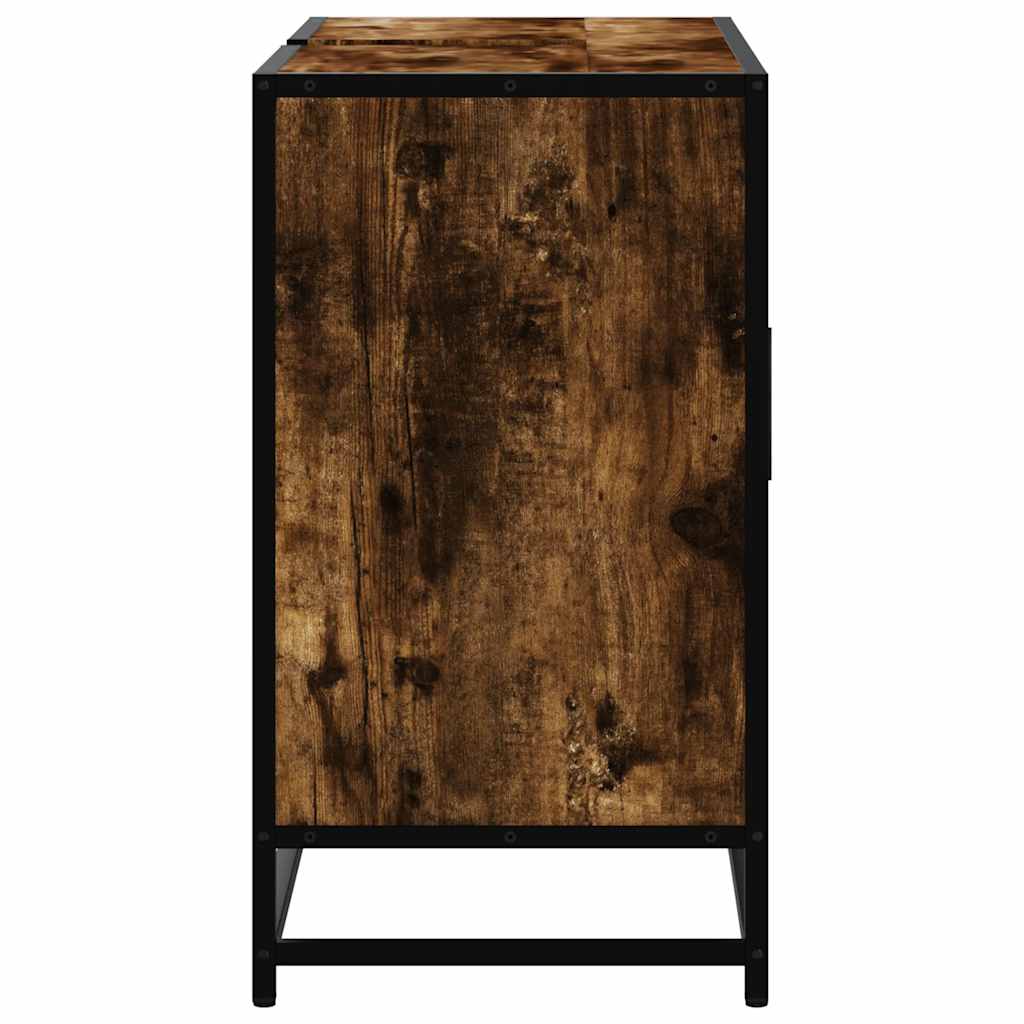 Servantskap røkt eik 80x33x60 cm konstruert tre
