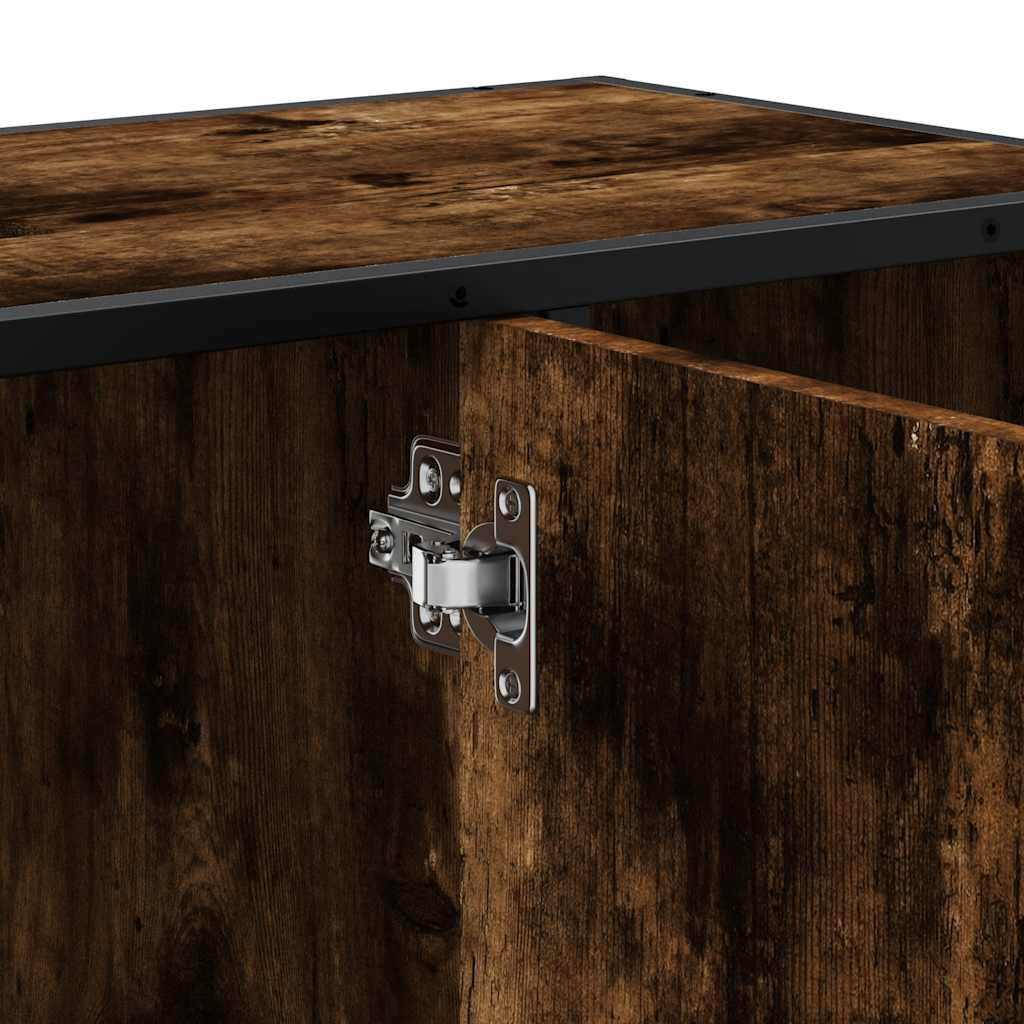 Servantskap røkt eik 80x33x60 cm konstruert tre