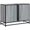 Servantskap grå sonoma 80x33x60 cm konstruert tre