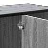 Servantskap grå sonoma 80x33x60 cm konstruert tre