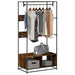 Garderobe røkt eik 90x50x180 cm konstruert tre