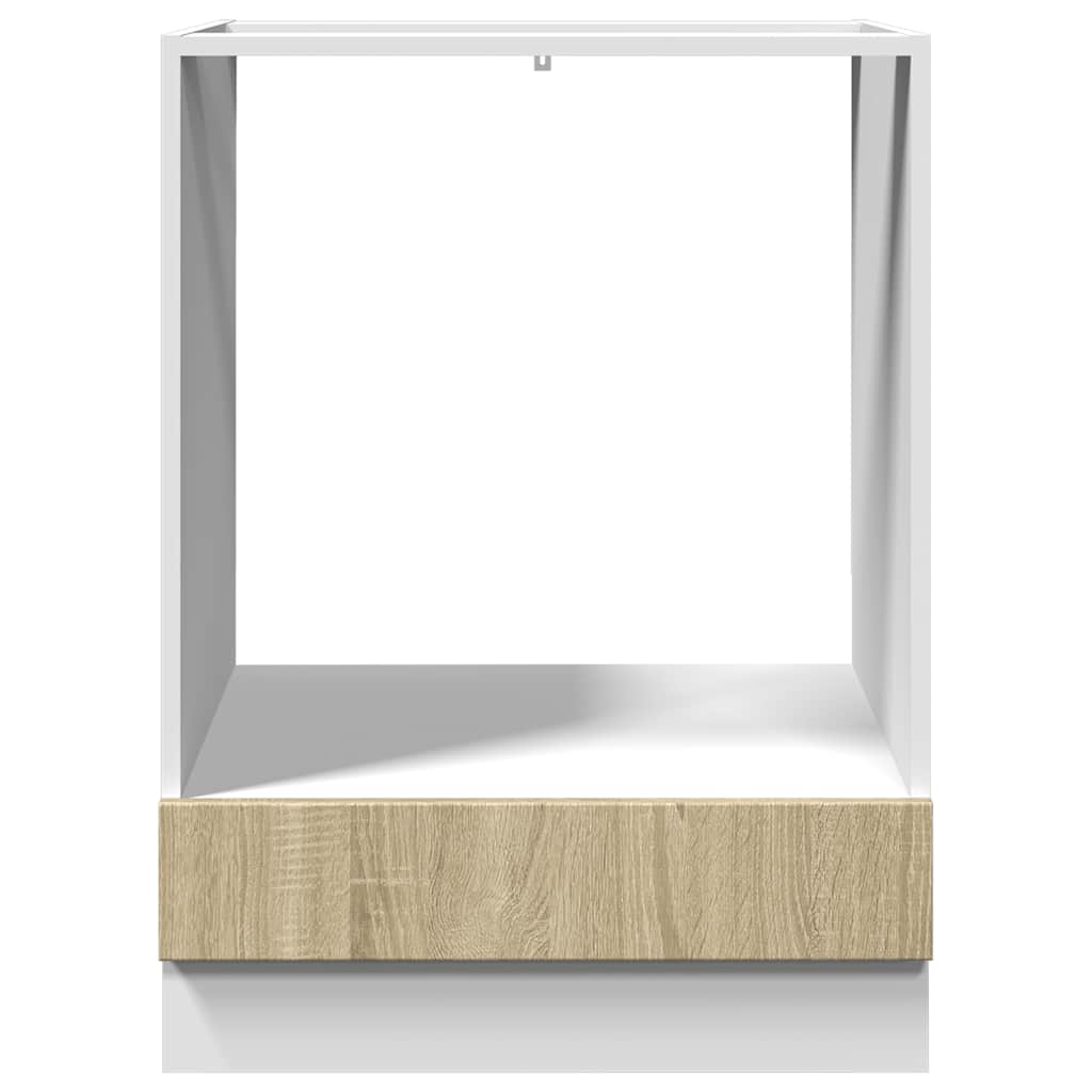 Ovnskap sonoma eik 60x46x81,5 cm sponplate