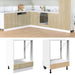 Ovnskap sonoma eik 60x46x81,5 cm sponplate