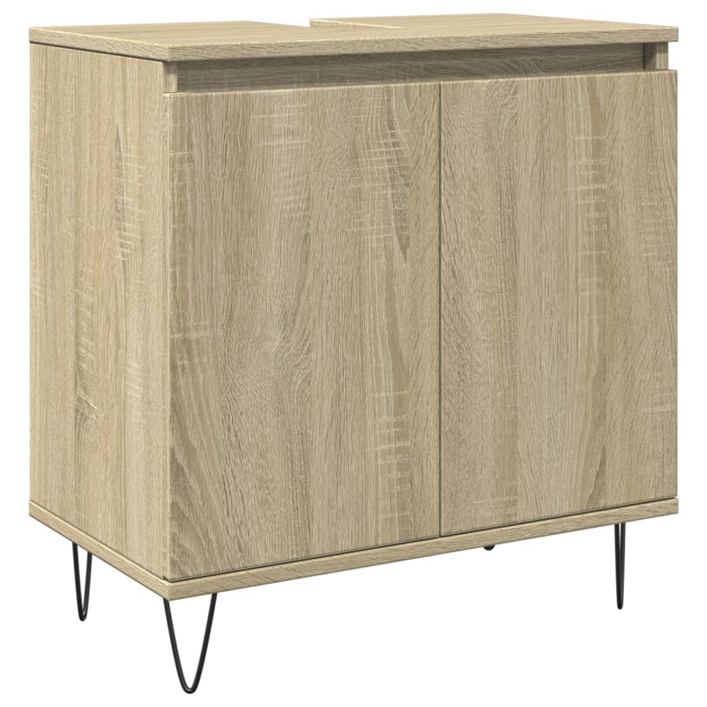 Servantskap sonoma eik 58x33x60 cm konstruert tre