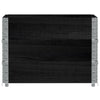 Pallekarmer 3 stk svart 80x60 cm heltre furu