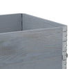 Pallekarmer 3 stk grå 80x60 cm heltre furu
