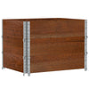 Pallekarmer 3 stk brun 80x60 cm heltre furu