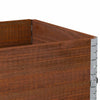 Pallekarmer 3 stk brun 80x60 cm heltre furu