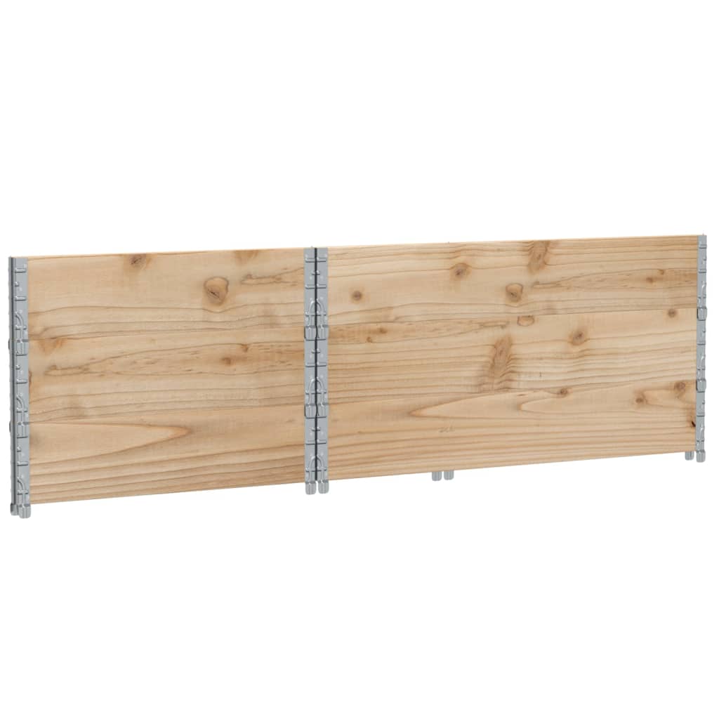 Pallekarmer 3 stk 120x80 cm heltre furu