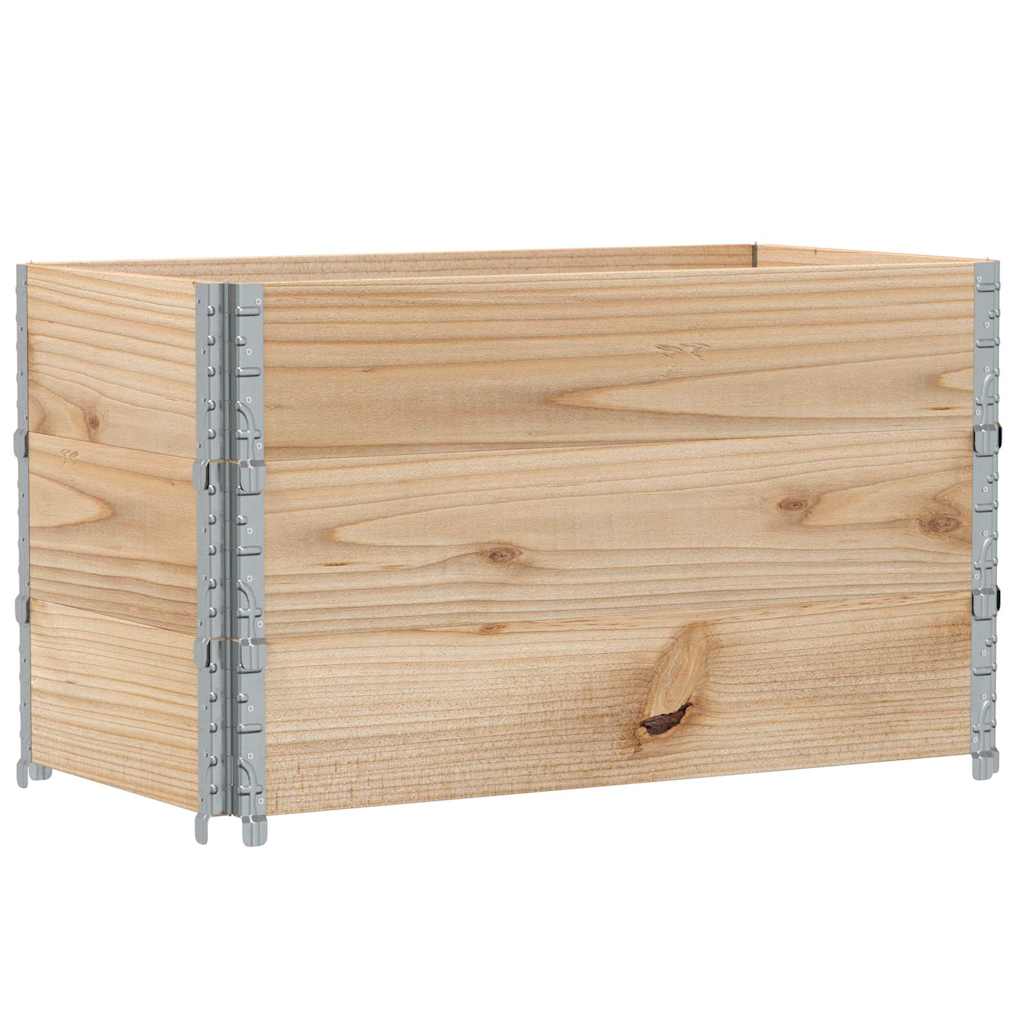 Pallekarmer 3 stk 100x50 cm heltre furu