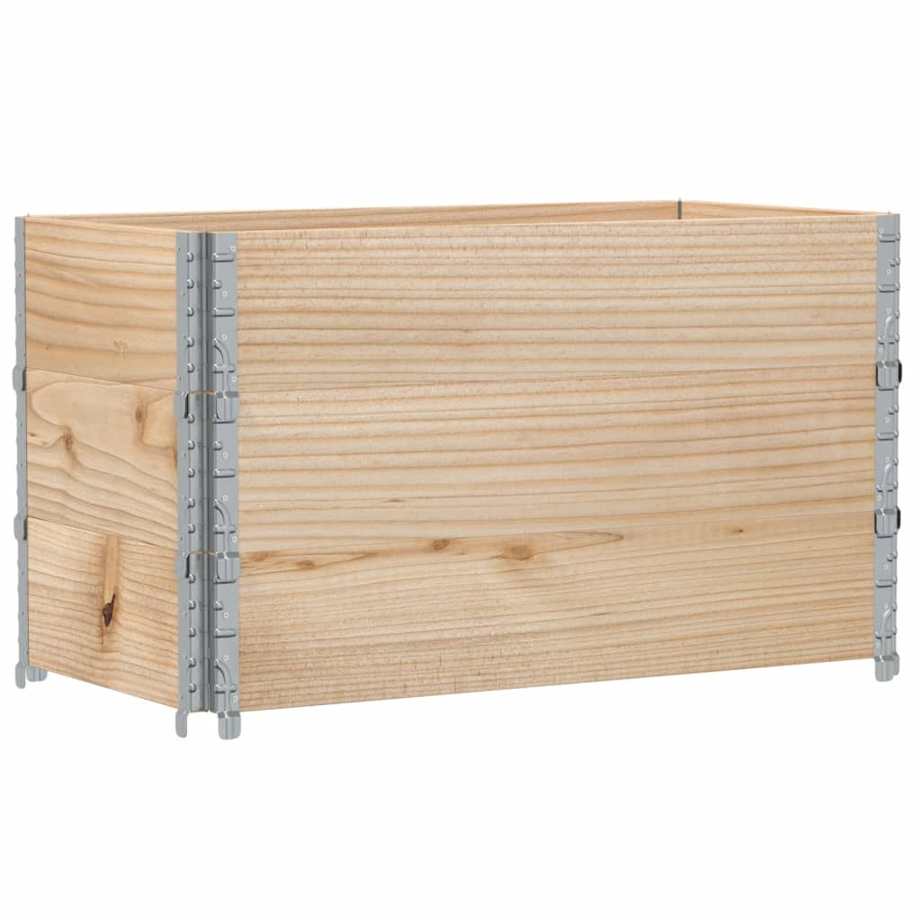 Pallekarmer 3 stk 100x50 cm heltre furu