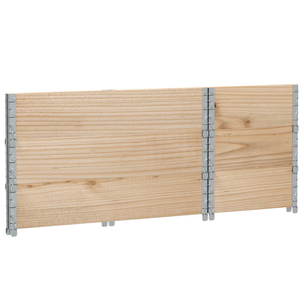 Pallekarmer 3 stk 100x50 cm heltre furu