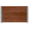 Pallekarmer 3 stk brun 100x50 cm heltre furu