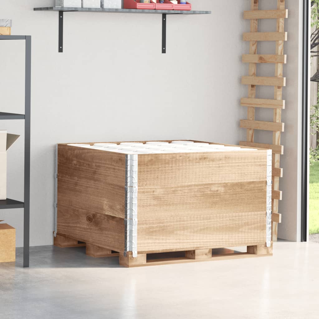 Pallekarmer 3 stk 100x100 cm heltre furu vidaXL