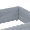 Pallekarmer 3 stk grå 150x50 cm heltre furu