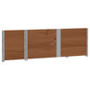 Pallekarmer 3 stk brun 150x50 cm heltre furu