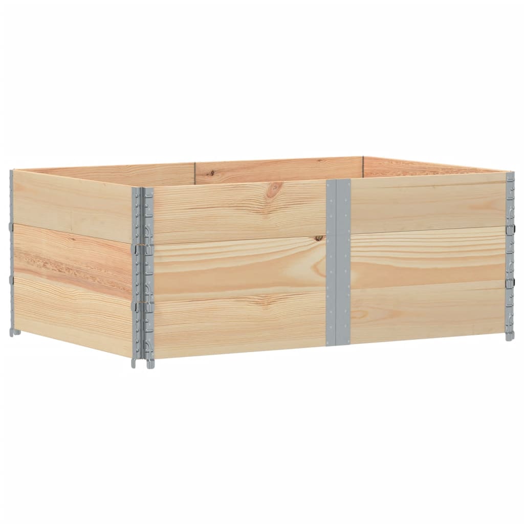 Pallekarmer 3 stk 150x100 cm heltre furu vidaXL