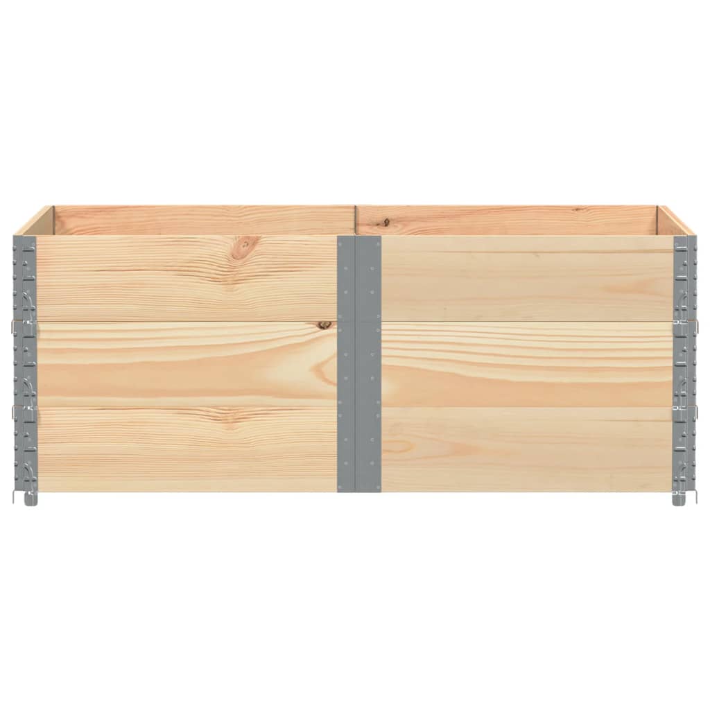 Pallekarmer 3 stk 150x100 cm heltre furu vidaXL