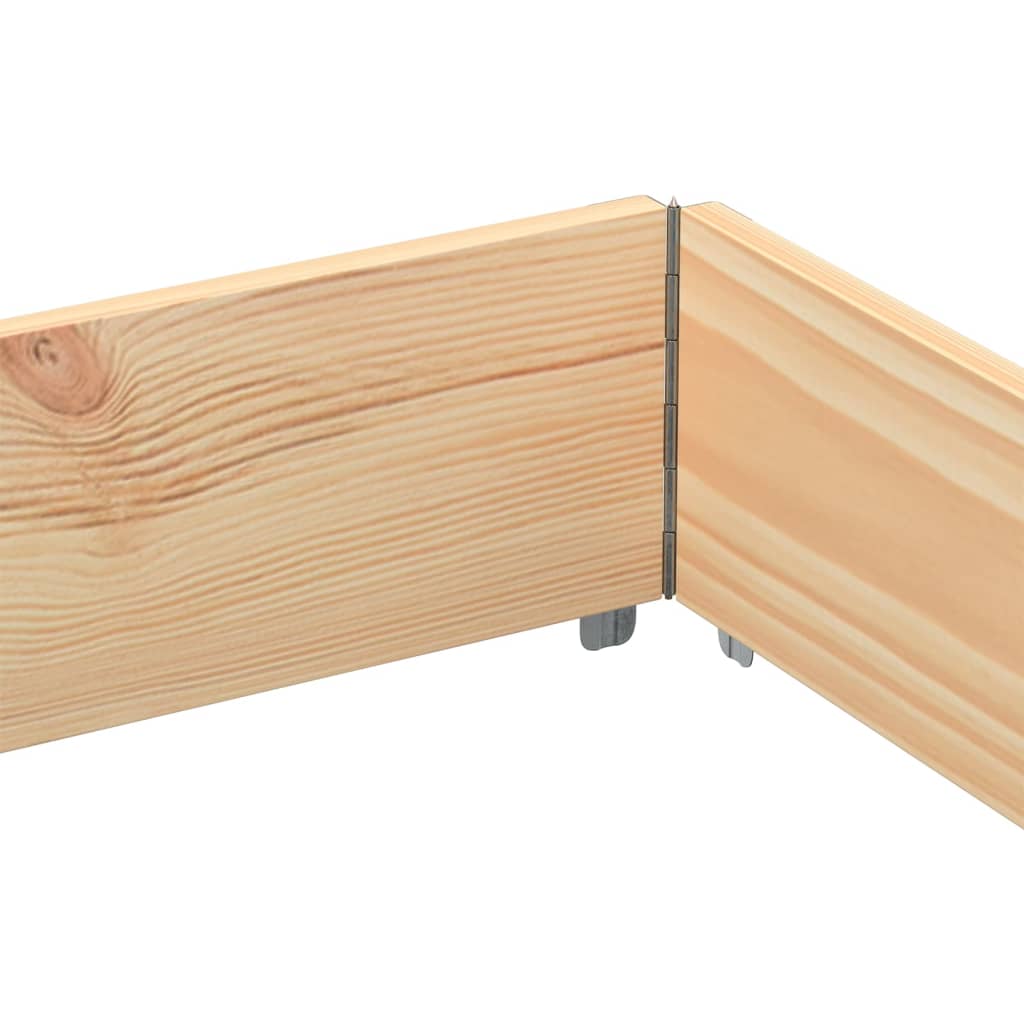 Pallekarmer 3 stk 150x100 cm heltre furu vidaXL