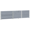 Pallekarmer 3 stk grå 150x100 cm heltre furu