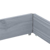 Pallekarmer 3 stk grå 150x100 cm heltre furu