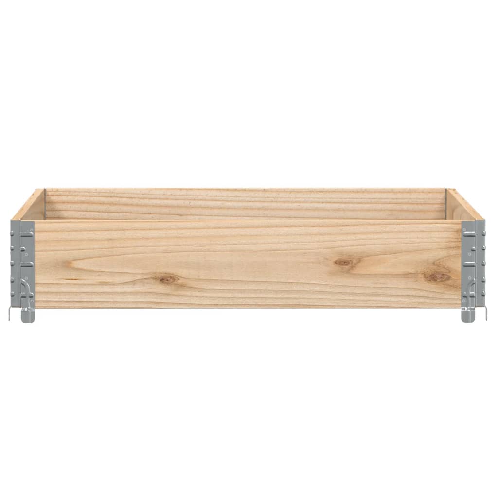 Plantekasse 100x100 cm heltre furu vidaXL