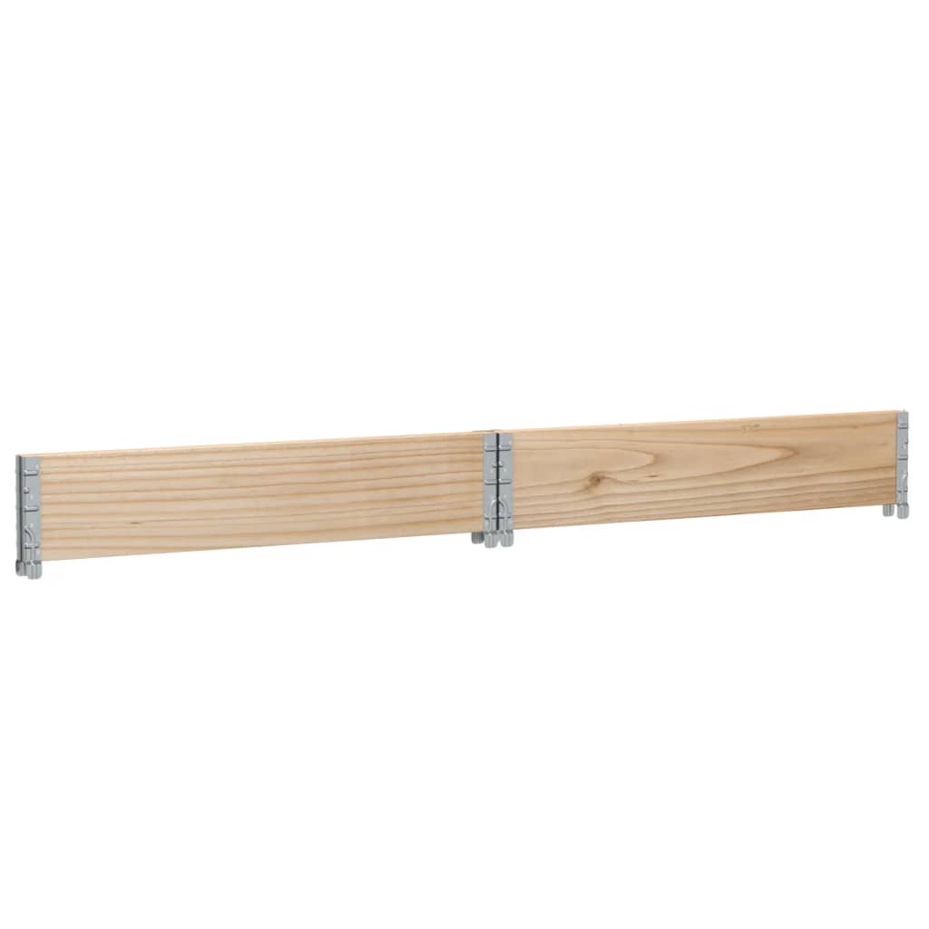 Plantekasse 100x100 cm heltre furu vidaXL