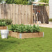 Plantekasse 100x100 cm heltre furu vidaXL